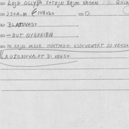 Eastern questionnaire, answ...