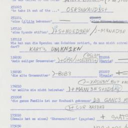 Western questionnaire, answ...