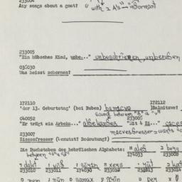 Western questionnaire, answ...