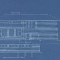 South, east elevations