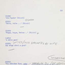 Western questionnaire, answ...