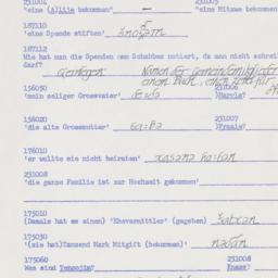 Western questionnaire, answ...