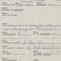 Western questionnaire, answ...