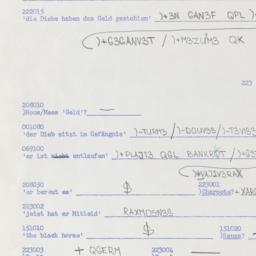 Western questionnaire, answ...