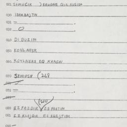 Eastern questionnaire, answ...