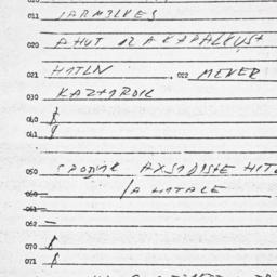 Eastern questionnaire, answ...