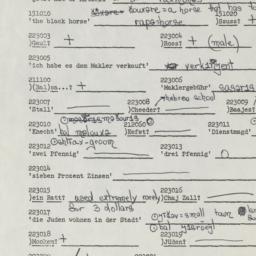 Western questionnaire, answ...