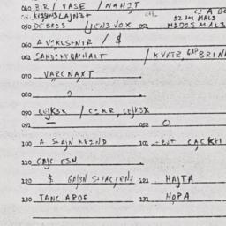 Eastern questionnaire, answ...