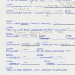 Western questionnaire, answ...