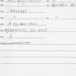 Eastern questionnaire, answ...
