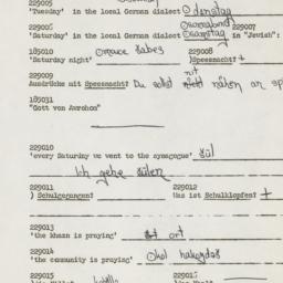 Western questionnaire, answ...