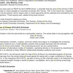 Announcements, 2012-10-18. ...
