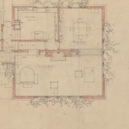 First, second floor plans