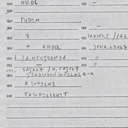 Eastern questionnaire, answ...