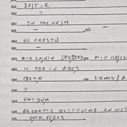 Eastern questionnaire, answ...