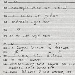 Eastern questionnaire, answ...