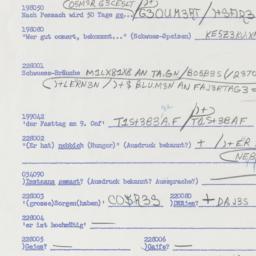 Western questionnaire, answ...
