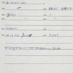 Eastern questionnaire, answ...