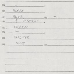 Eastern questionnaire, answ...