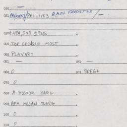 Eastern questionnaire, answ...