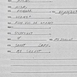 Eastern questionnaire, answ...