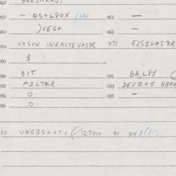 Eastern questionnaire, answ...