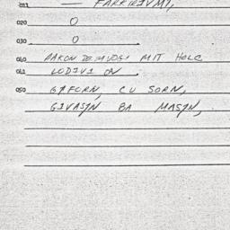 Eastern questionnaire, answ...