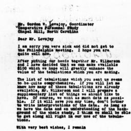 Letter from Guy B. Johnson ...