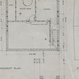 Basement, roof plans