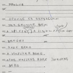 Eastern questionnaire, answ...