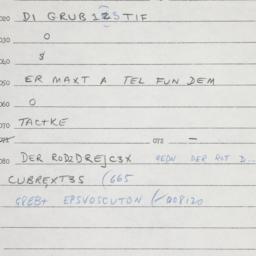 Eastern questionnaire, answ...