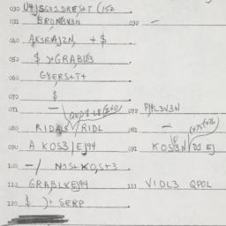 Eastern questionnaire, answ...