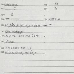Eastern questionnaire, answ...