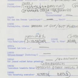 Western questionnaire, answ...