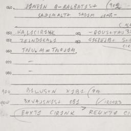 Eastern questionnaire, answ...
