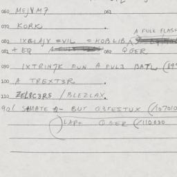 Eastern questionnaire, answ...