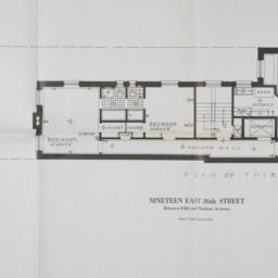 19 E. 86 Street, Plan Of Th...