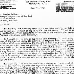 Letter from Donald Young to...