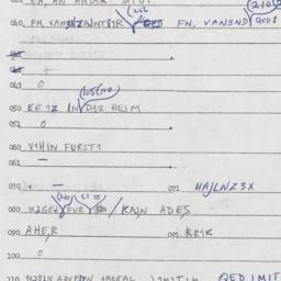 Eastern questionnaire, answ...