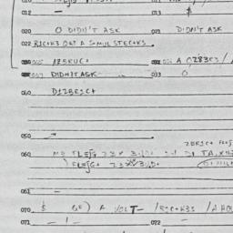 Eastern questionnaire, answ...
