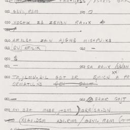 Eastern questionnaire, answ...