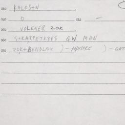 Eastern questionnaire, answ...