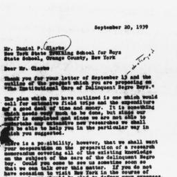 Letter from Guy B. Johnson ...