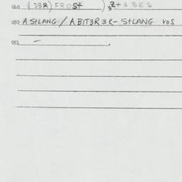 Eastern questionnaire, answ...