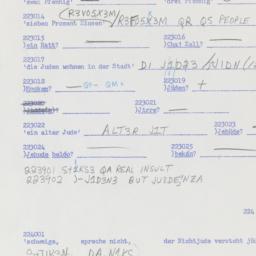 Western questionnaire, answ...