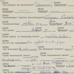 Western questionnaire, answ...