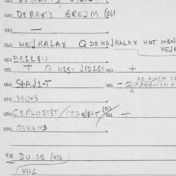 Eastern questionnaire, answ...
