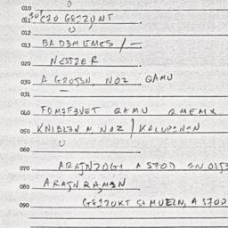 Eastern questionnaire, answ...