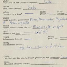 Western questionnaire, answ...
