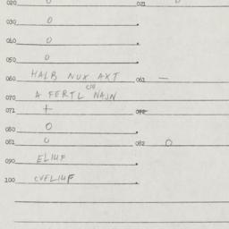 Eastern questionnaire, answ...